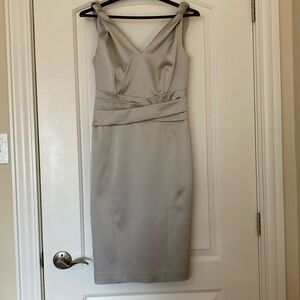 Karen Millen Silver Midi Dress